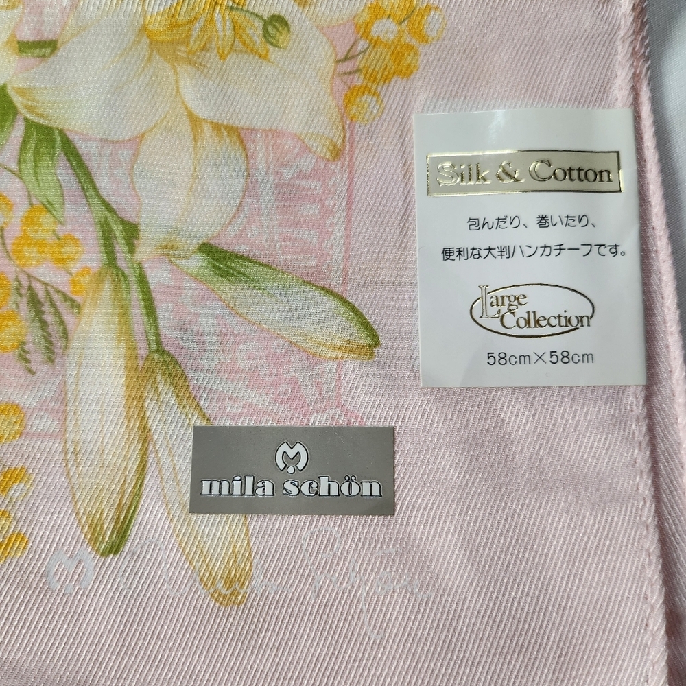 Mila Sehön scarf Silk/Cotton Authentic Brandnew